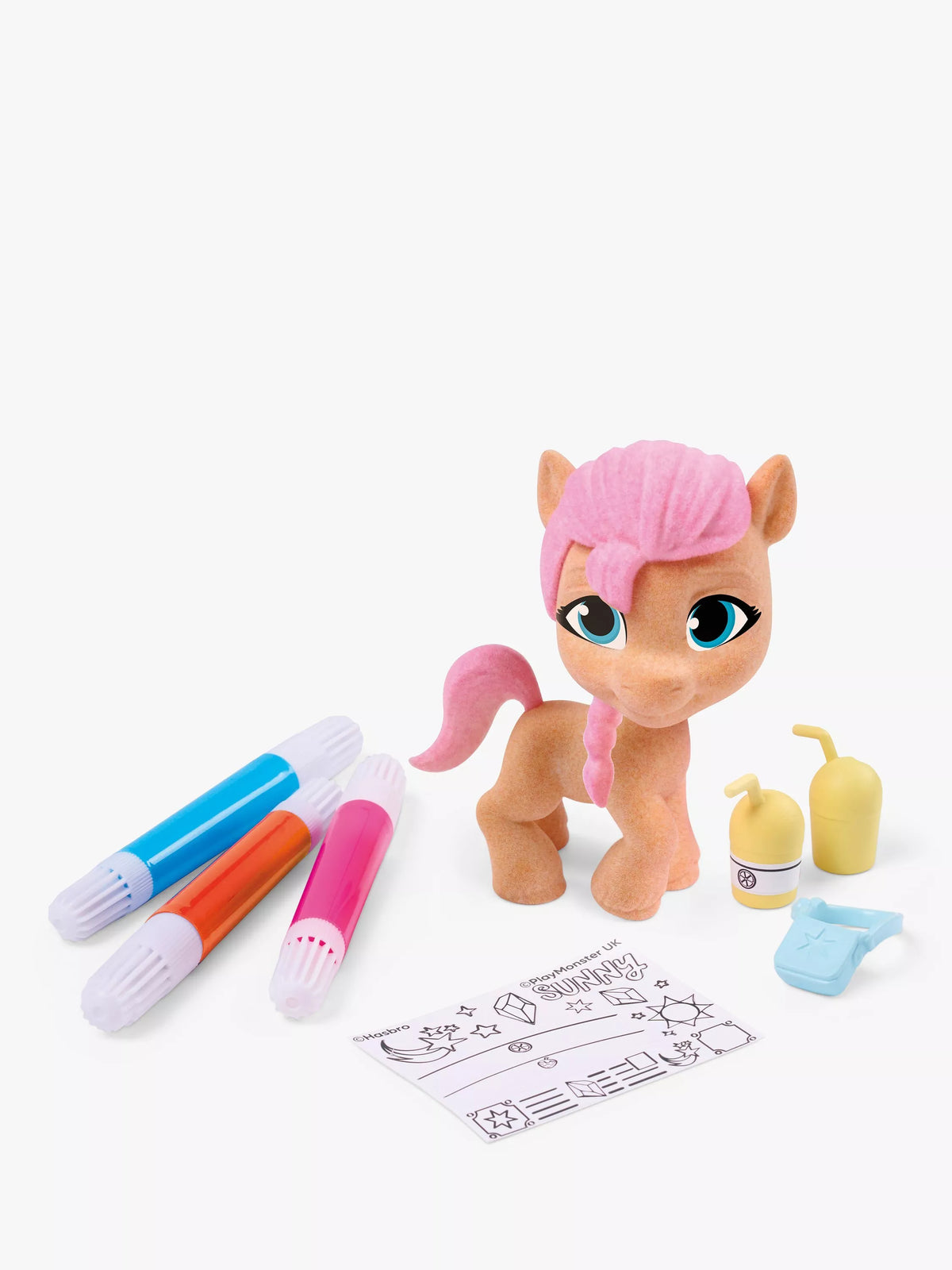 Fuzzikins My Little Pony Sunny Starscout Colouring Set – product view