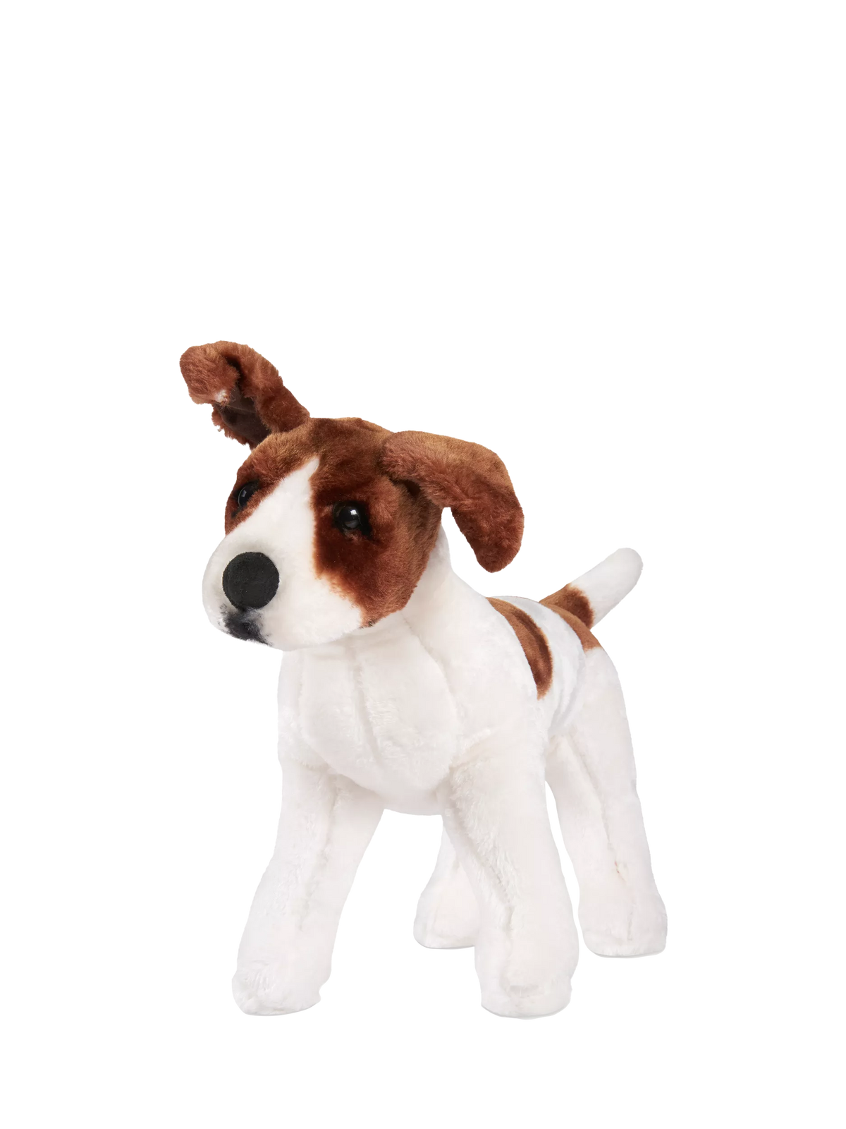 Melissa & Doug Jack Russell Terrier Lifelike Plush Dog – box and contents