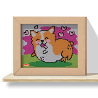 Pixel Art 4 Kawaii Design Corgi