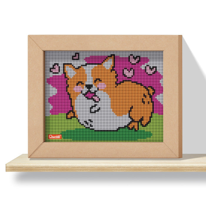 Pixel Art 4 Kawaii Design Corgi