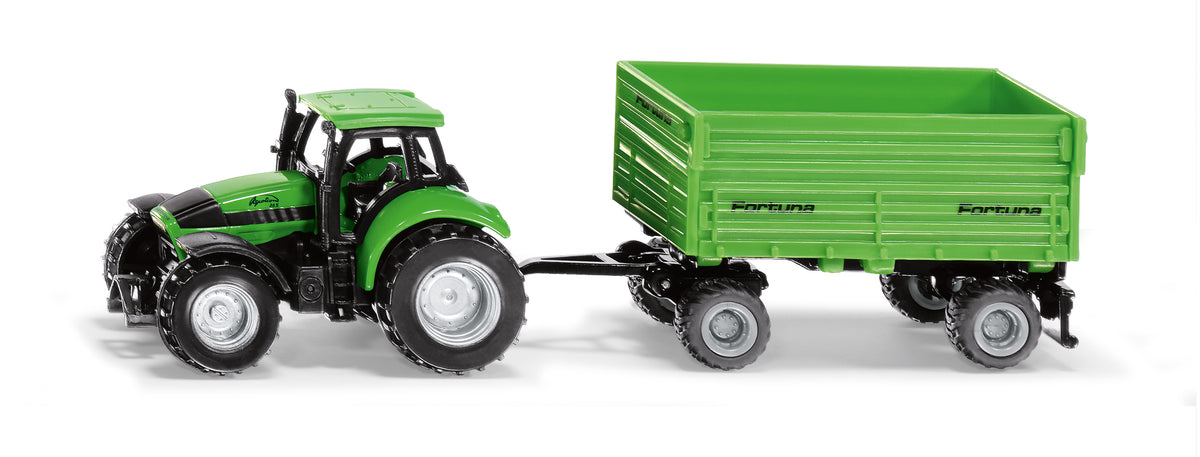 Siku Deutz-Fahr with Fortuna Trailer