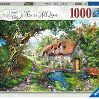 Ravensburger Flower Hill Lane 1000 Piece Jigsaw Puzzle