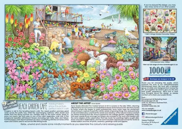 Ravensburger Beach Garden Café Jigsaw Puzzle