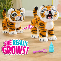 FurReal Gabby the Grow and Roar Tiger interactive plush tiger cub – view 3