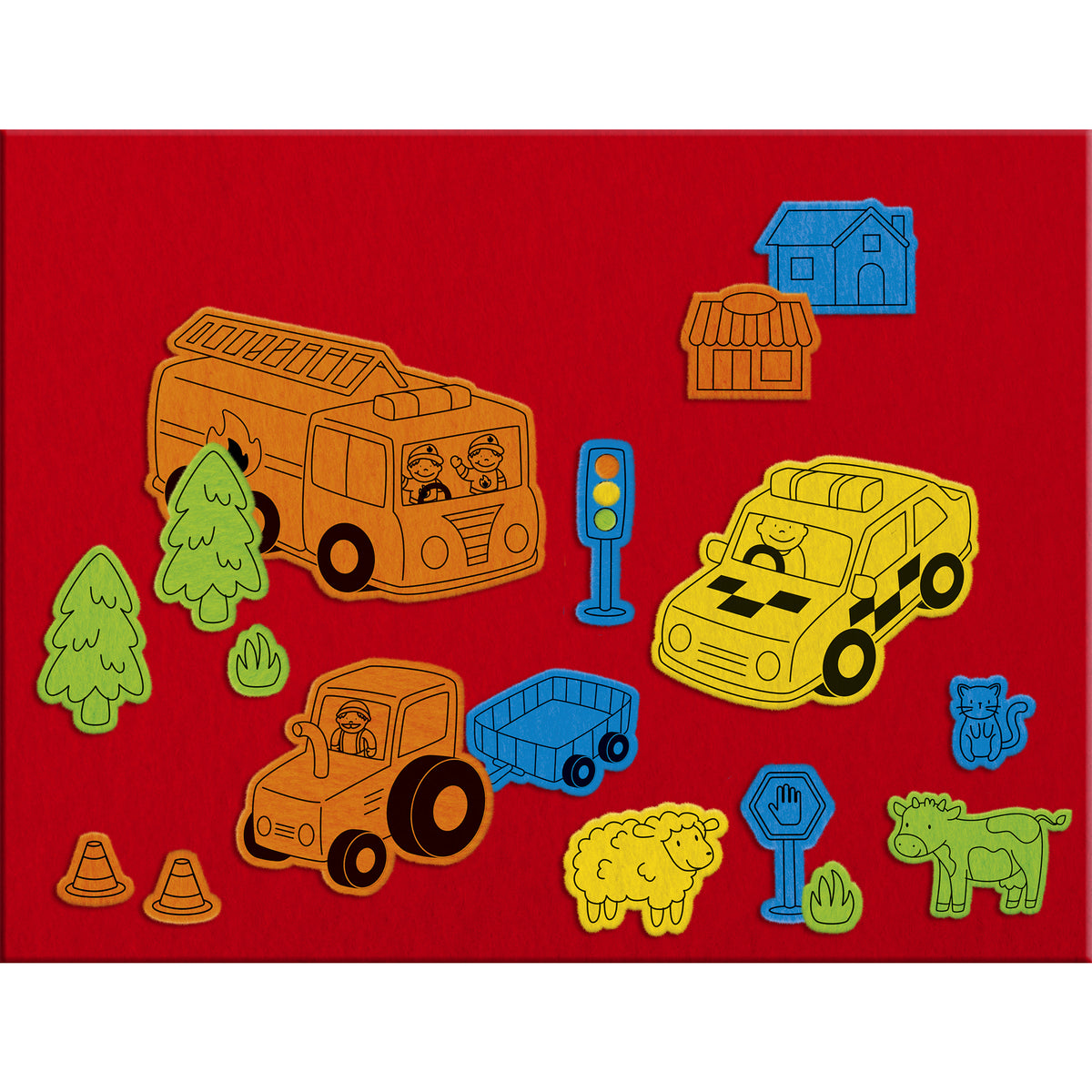 Fuzzy Felt Assorted