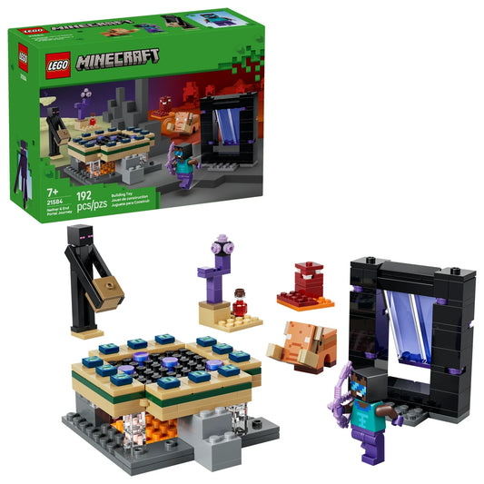LEGO Minecraft 21584 Nether & End Portal Journey – box