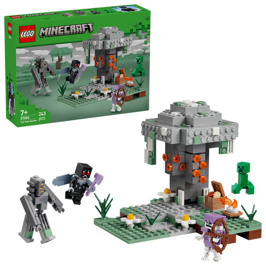 lego minecraft the pale garden  with box 