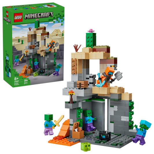 Lego Minecraft zombie dungeon box 