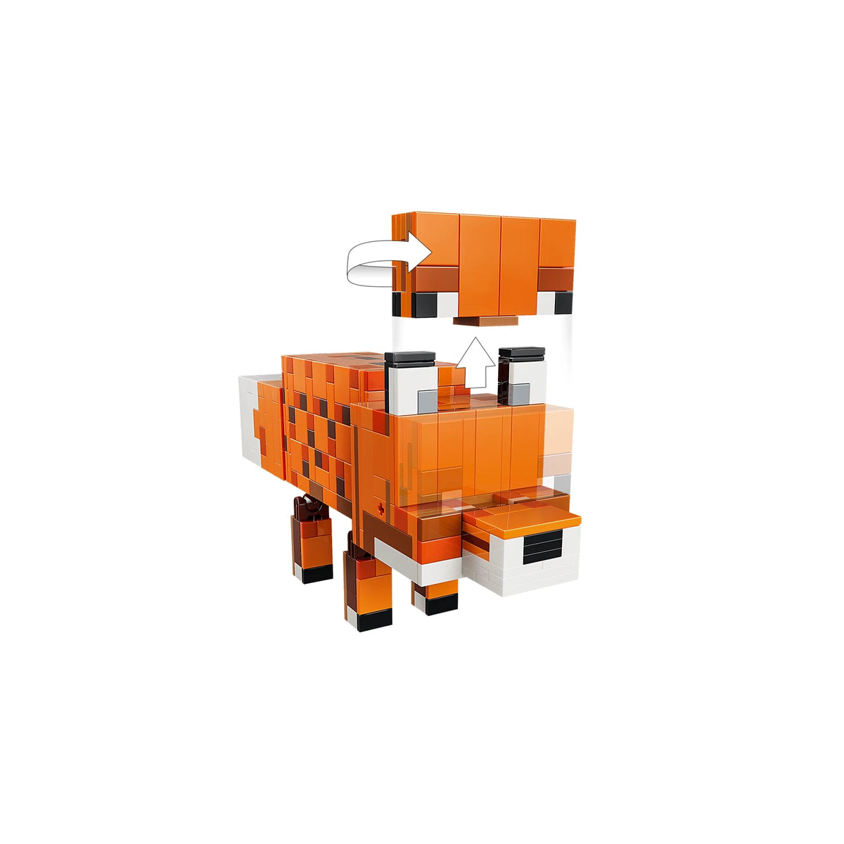 LEGO Minecraft 21588 The Fox – play view