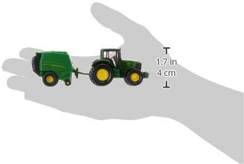 Siku 1:87 John Deere Tractor with Round Baler