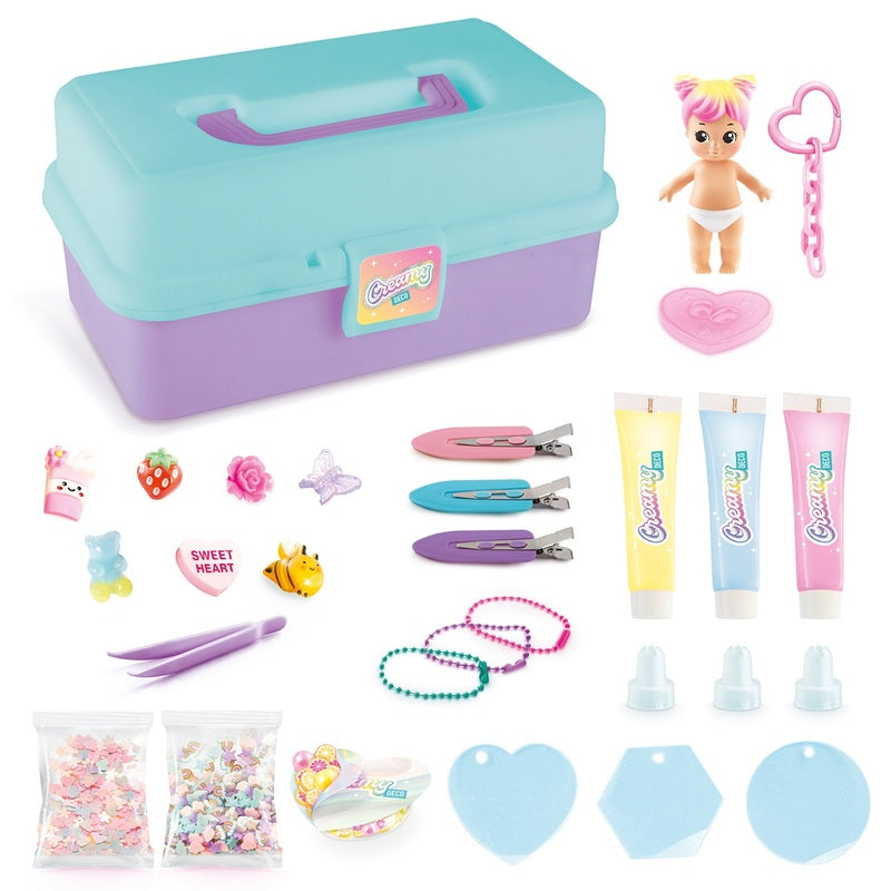 Creamy Deco Baby Activity Case with deco cream, charms and decorated accessories – view 4
