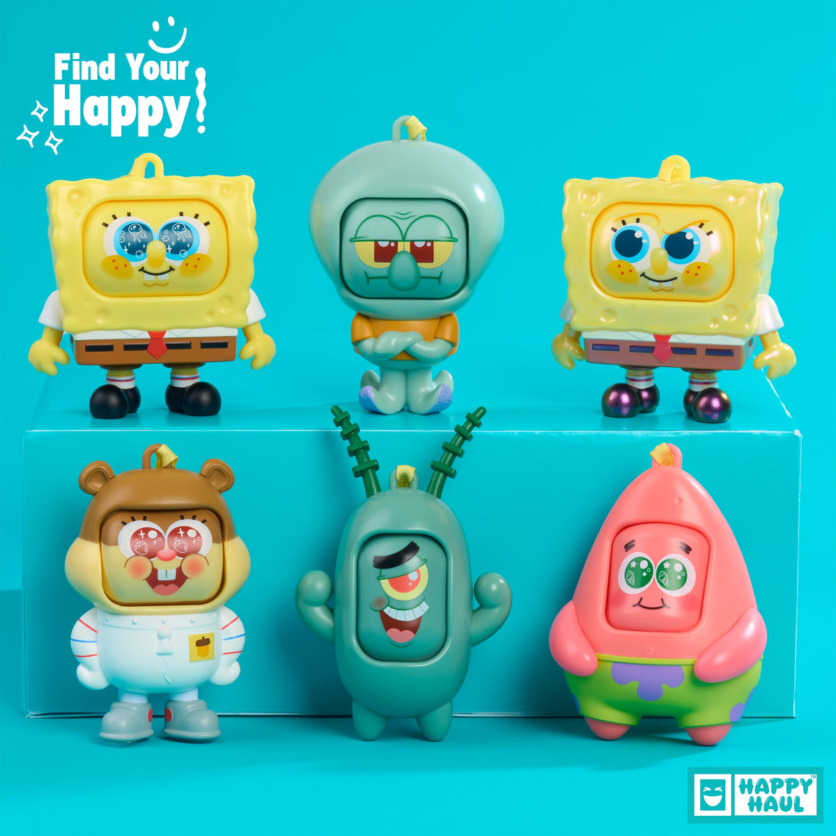 Happy Haul SpongeBob SquarePants Many Moods Shifts clip-on fidget figure blind box – view 4
