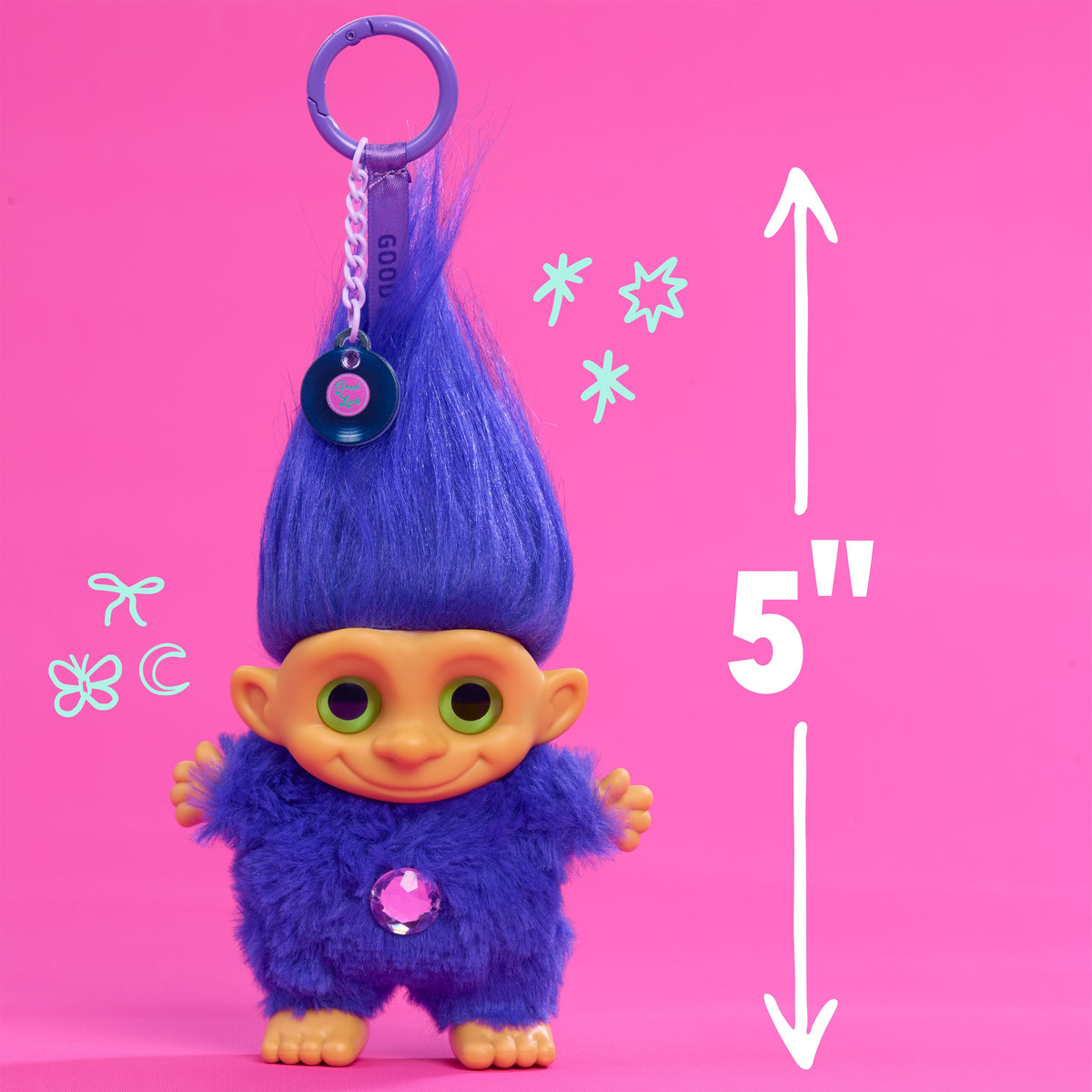 Happy Haul Good Luck Trolls vinyl plush clip-on blind box – view 3