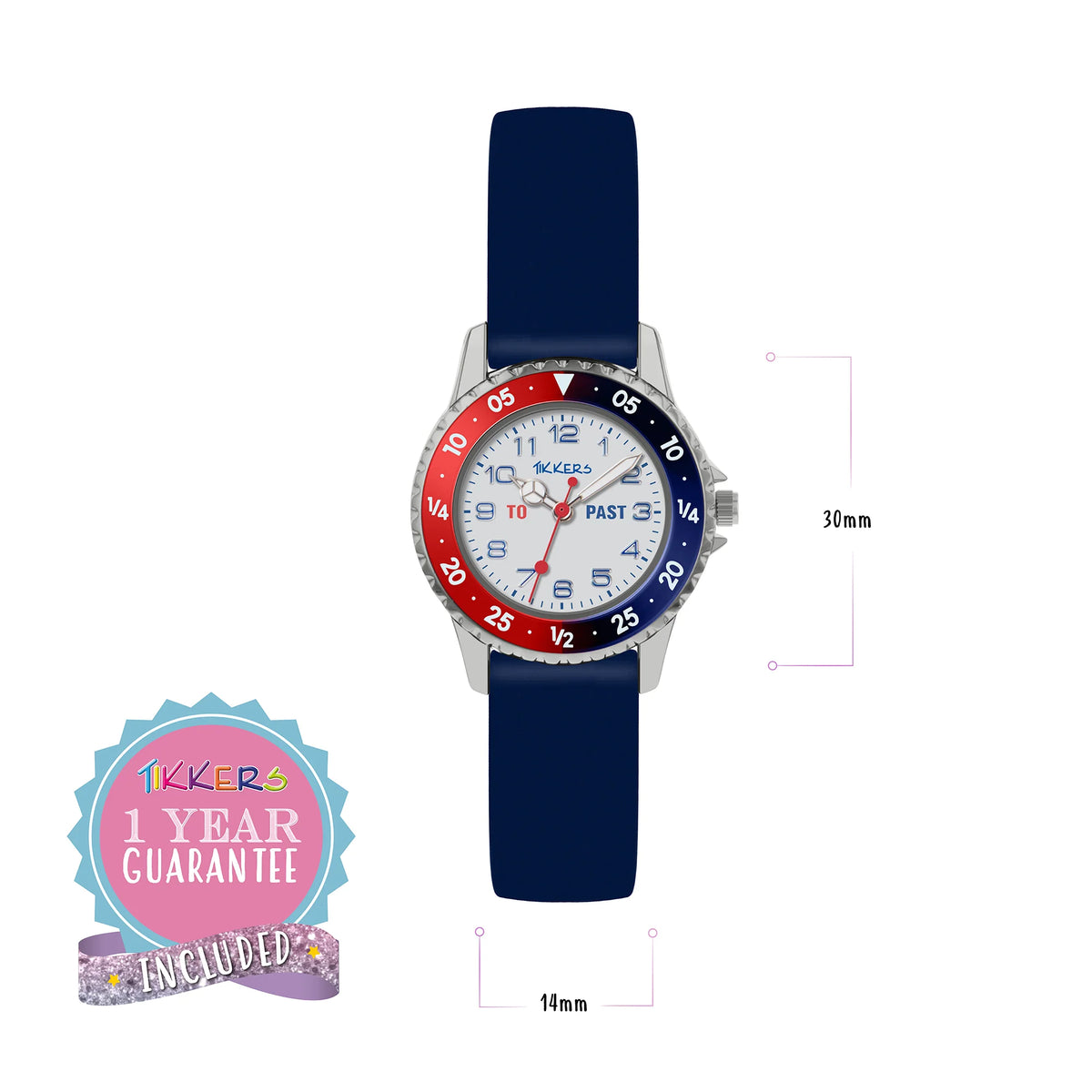 Tikkers Red And Blue Watch