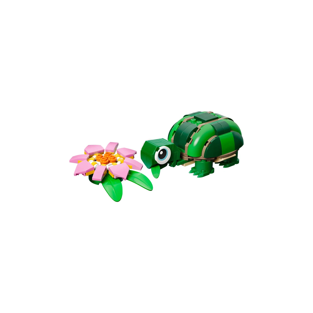 LEGO Creator 3in1 31377 Turtle with a Water Lily Flower – built model