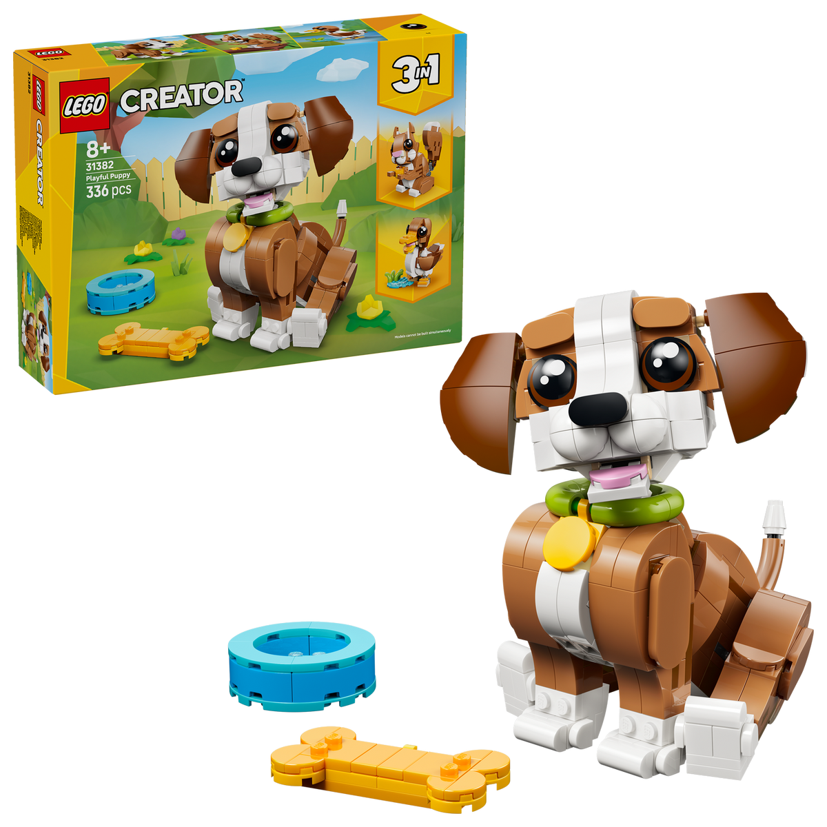3 in 1 cute animals lego set and packaging 