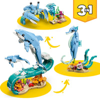 Toys at Foys - LEGO Creator 3in1 31385 Sea Animals: Beautiful Dolphins - model detail 4