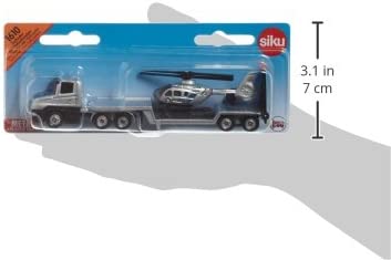 Siku 1:87 Police Low Loader with Helicopter