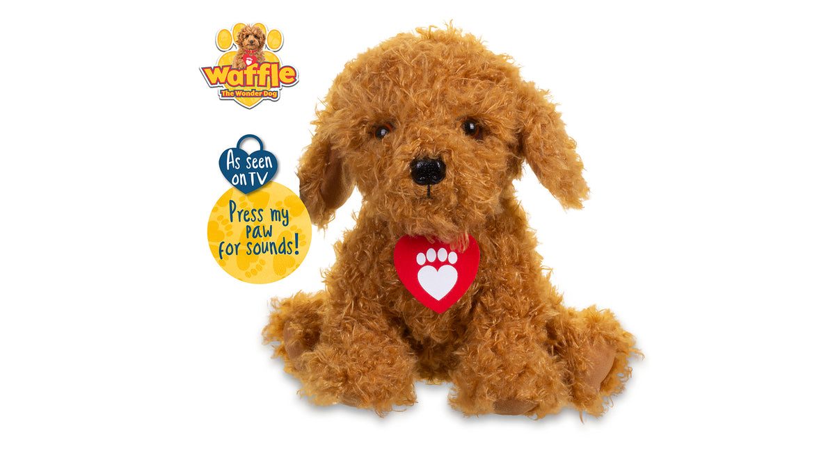 Waffle the Wonder Dog Soft Toy With Sounds - 3401