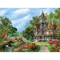 Old Waterway Cottage 500 Piece Jigsaw Puzzle