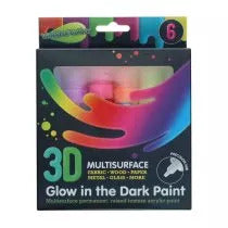 World of Colour 3D multi-surface glow in the dark paint 6 pack