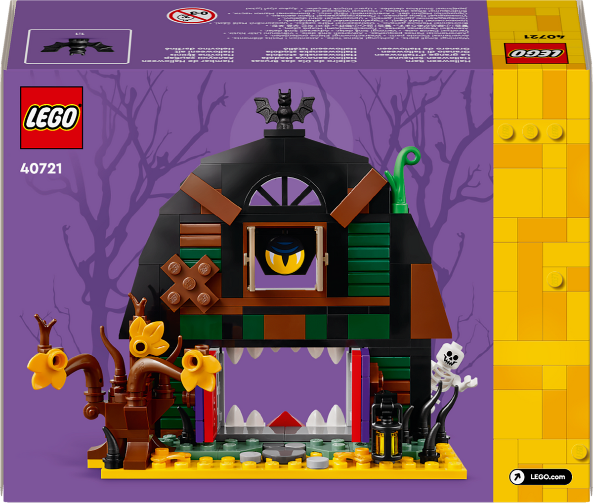 packaging for LEGO halloween barn 