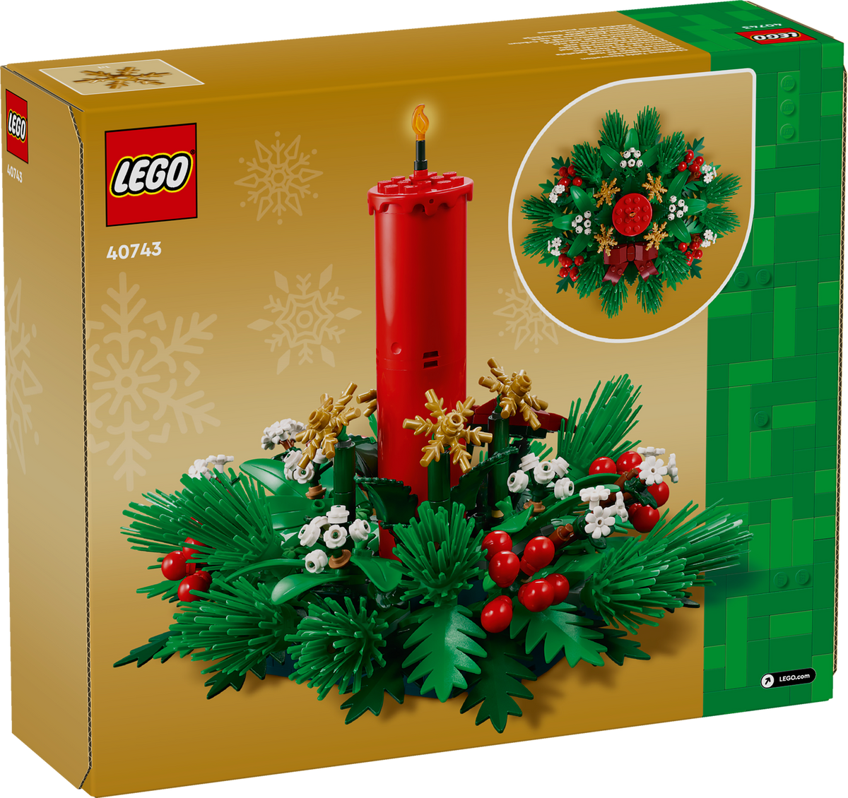 lego christmas candle set 