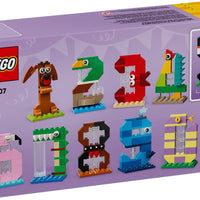 Toys at Foys - LEGO 40807 Birthday Numbers - box back
