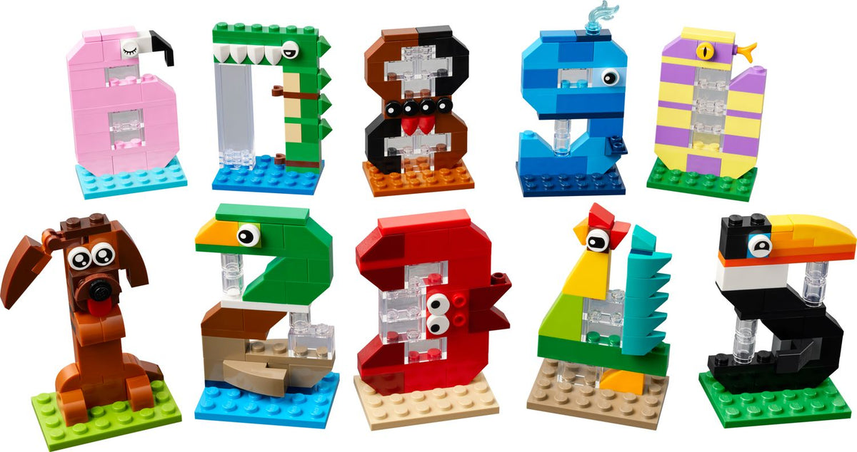 Toys at Foys - LEGO 40807 Birthday Numbers - built model
