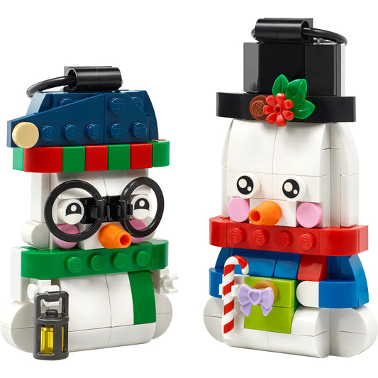 LEGO 40812 Snowman Ornaments – built model