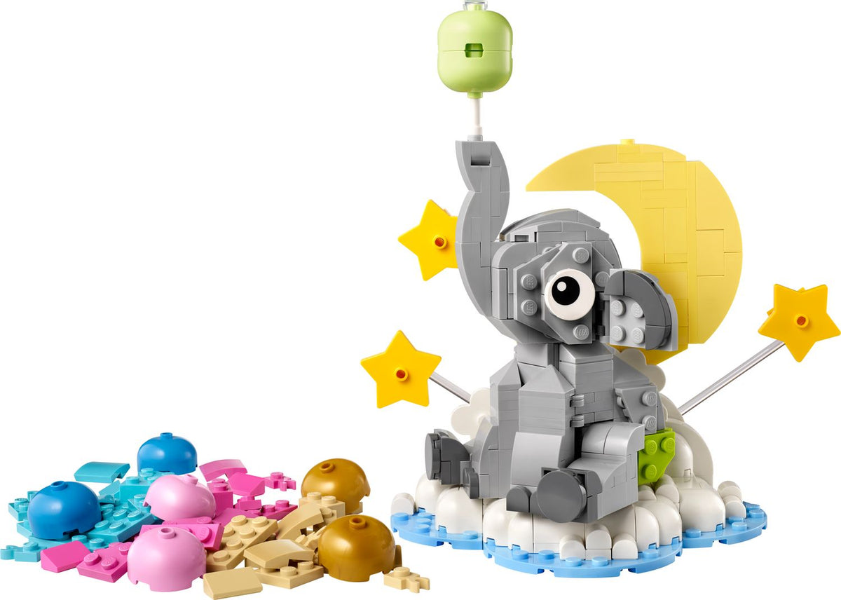 Toys at Foys - LEGO 40814 Baby Elephant in the Sky - built model