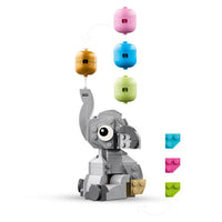 Toys at Foys - LEGO 40814 Baby Elephant in the Sky - model detail 3
