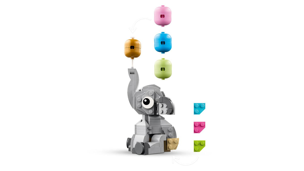 Toys at Foys - LEGO 40814 Baby Elephant in the Sky - model detail 3