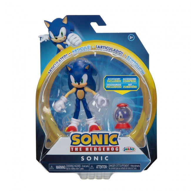 Sonic 4' Articulated Figure With Accessory Assorted