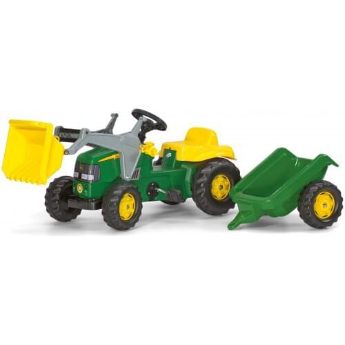 rollyKid John Deere Tractor With Trailer