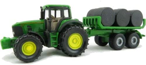 Siku 1:87 John Deere With Bale Trailer