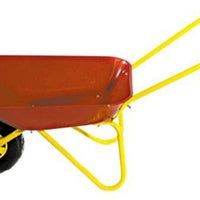 Rolly Metal Wheelbarrow Red