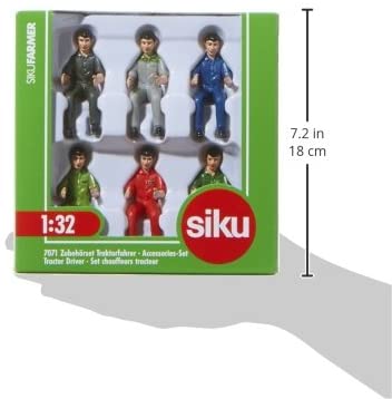 Siku 1:32 Set of 6 Tractor Drivers