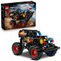 lego monster jam grave digger fire and ice  with packaging 