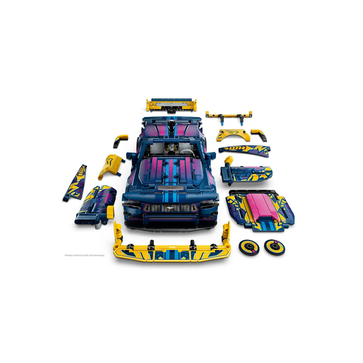 LEGO Technic 42236 Custom Garage Ford Mustang GT Car – detail