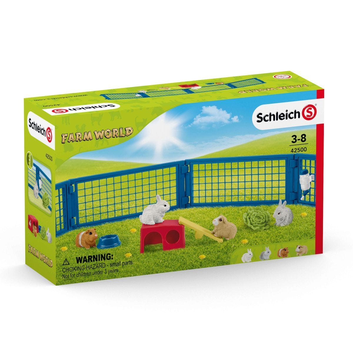 Schleich 42500 Rabbit and guinea pig hutch Farm World