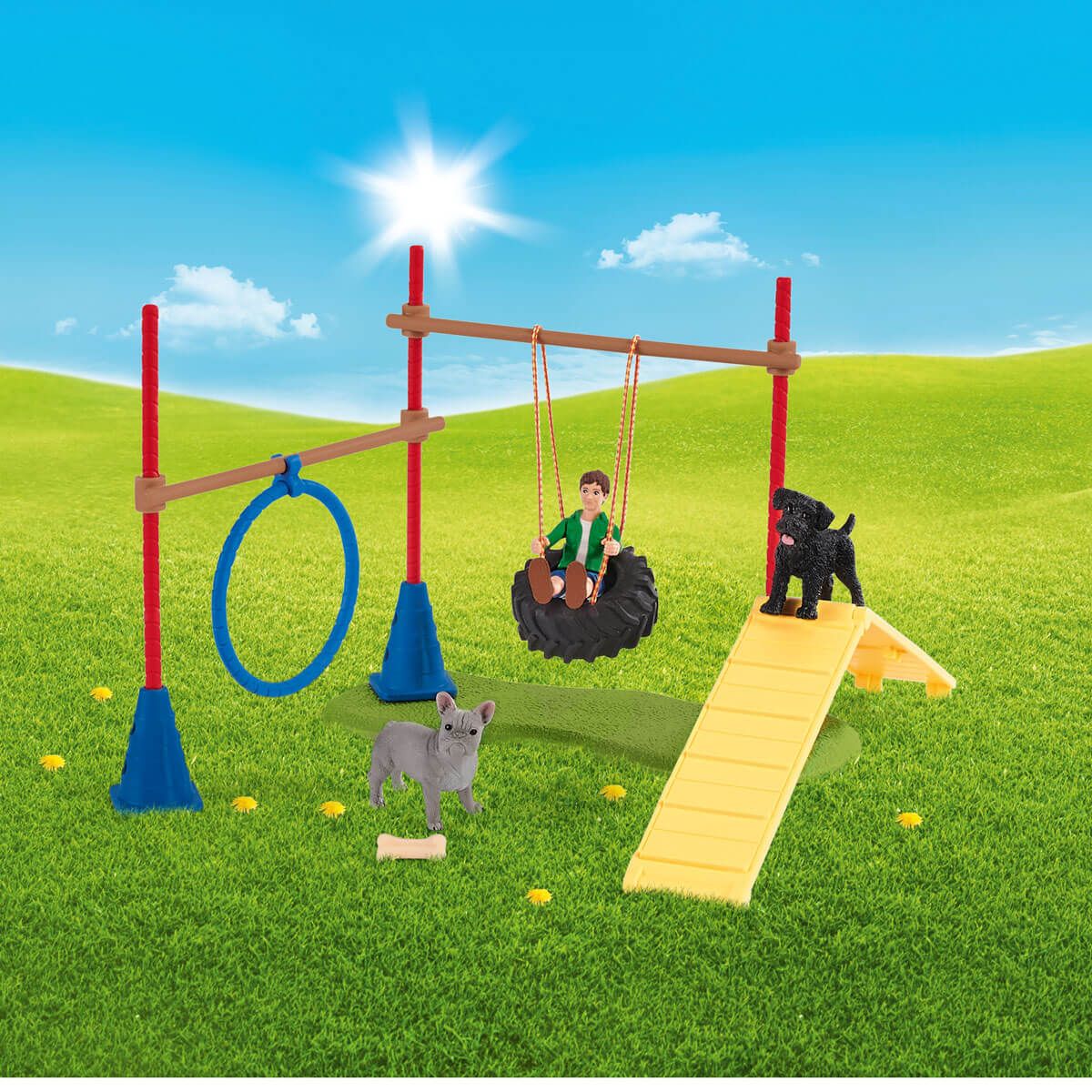 Schleich 42536 Puppy Agility Training