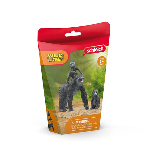 SCHLEICH Wide Life Gorilla Family