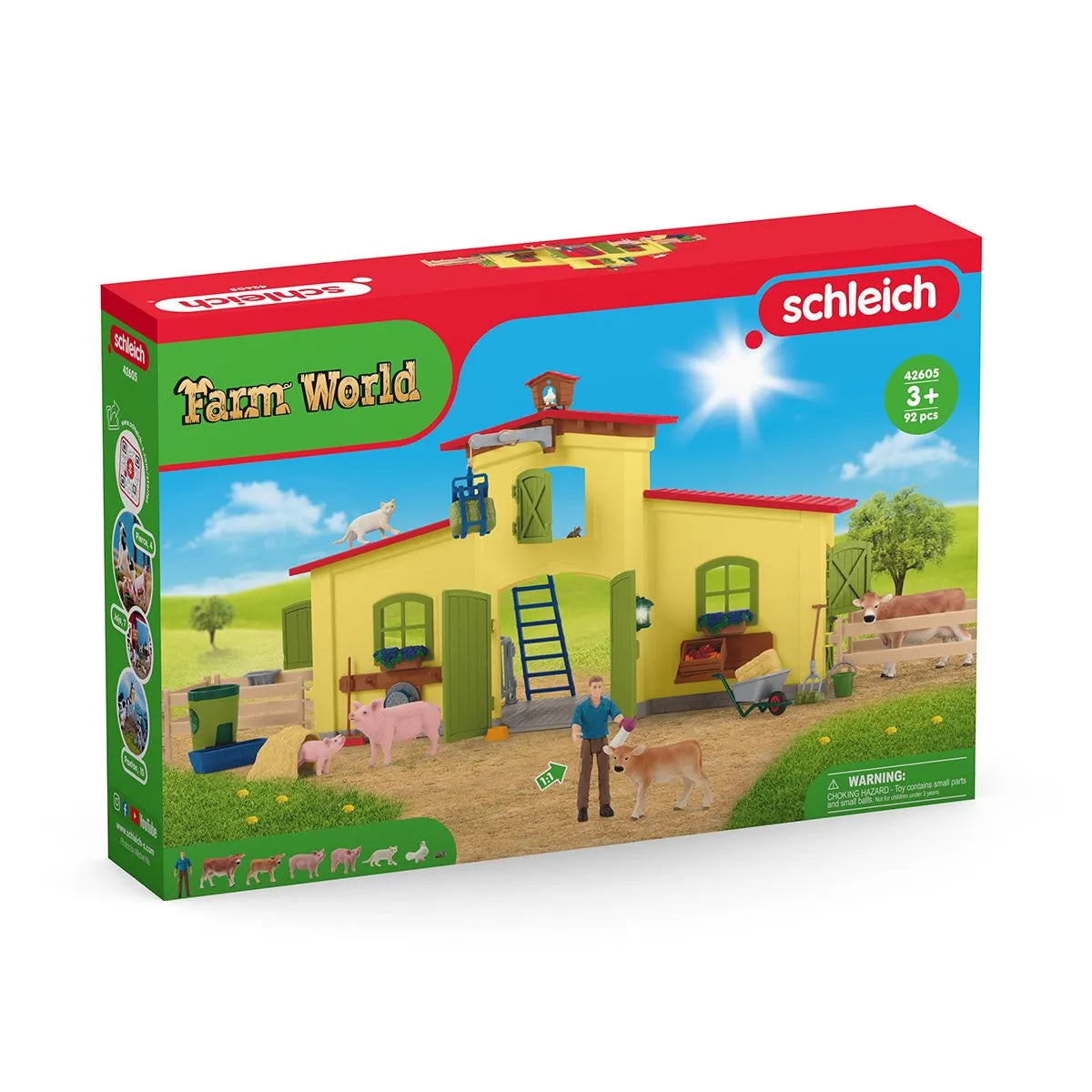 SCHLEICH Farm World Large Farm with Animals and Accessories