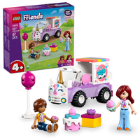 unicorn cake delivery car and box 