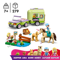 lego friends horse and baby foal trailer 
