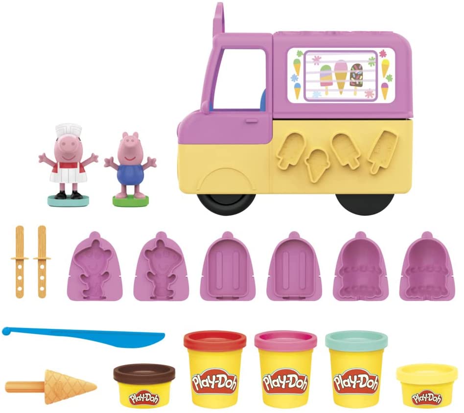 F3597 Play-Doh Peppa's Ice Cream Playset with Ice Cream Truck