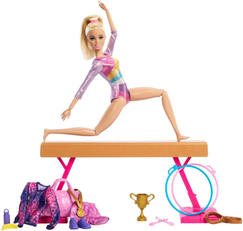 Barbie Gymnastics Doll & Accessories