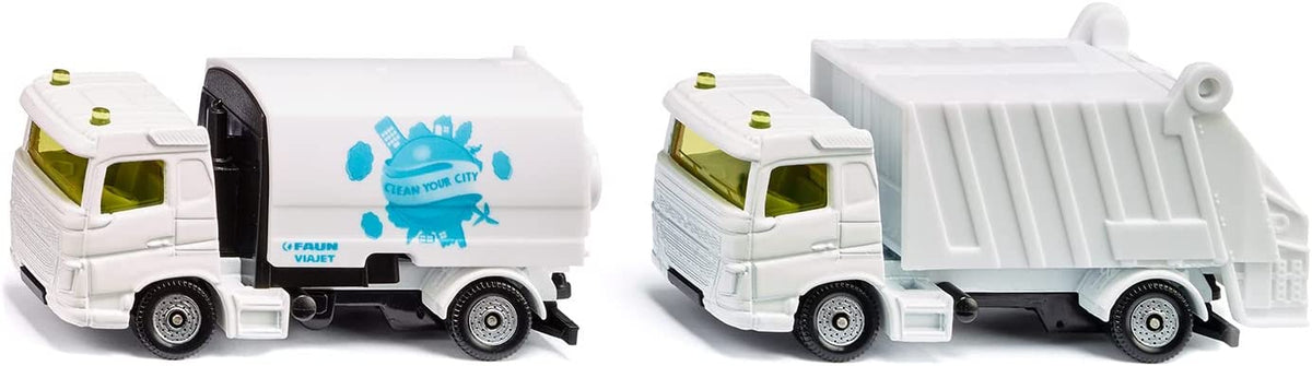 Siku 1:87 Municipal Set Road Sweeper & Garbage