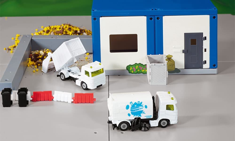 Siku 1:87 Municipal Set Road Sweeper & Garbage